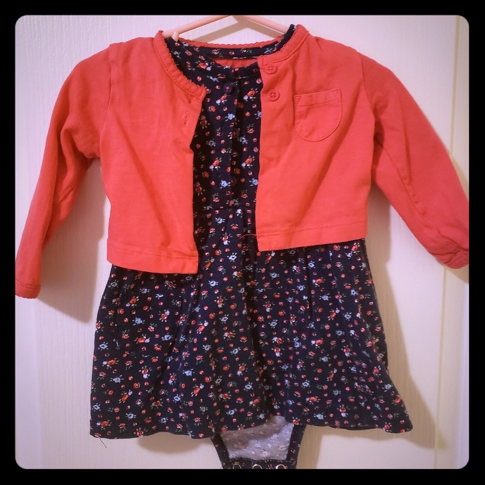Carter's Onsie dress with sweater
